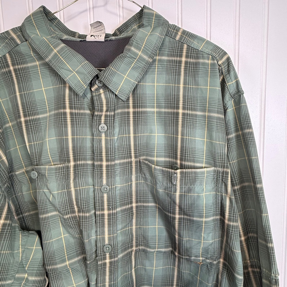 Vintage REI Co-op Mens XXL Plaid Long Sleeve Button Down‎ Shirt
